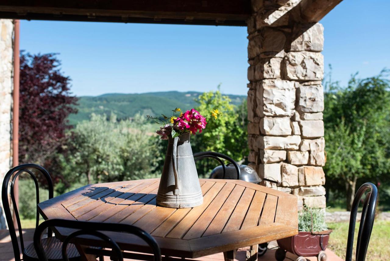 Casa Degli Ulivi - Cottage With Swimming Pool Castellina in Chianti Exterior foto