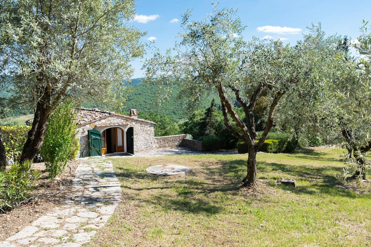 Casa Degli Ulivi - Cottage With Swimming Pool Castellina in Chianti Exterior foto