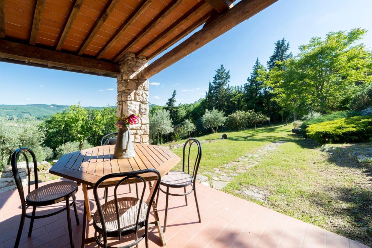 Casa Degli Ulivi - Cottage With Swimming Pool Castellina in Chianti Exterior foto